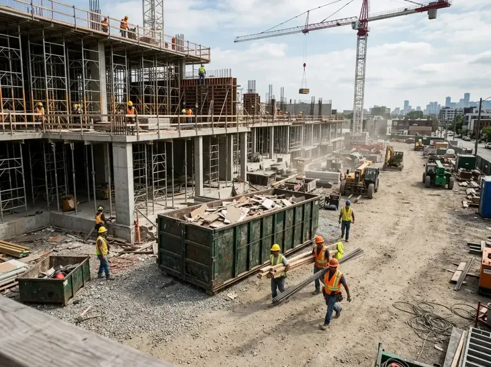 commercial-construction-site-w-002 — frequently asked questions, Low Cost Construction Dumpster Rental in Myrtle Grove, FL